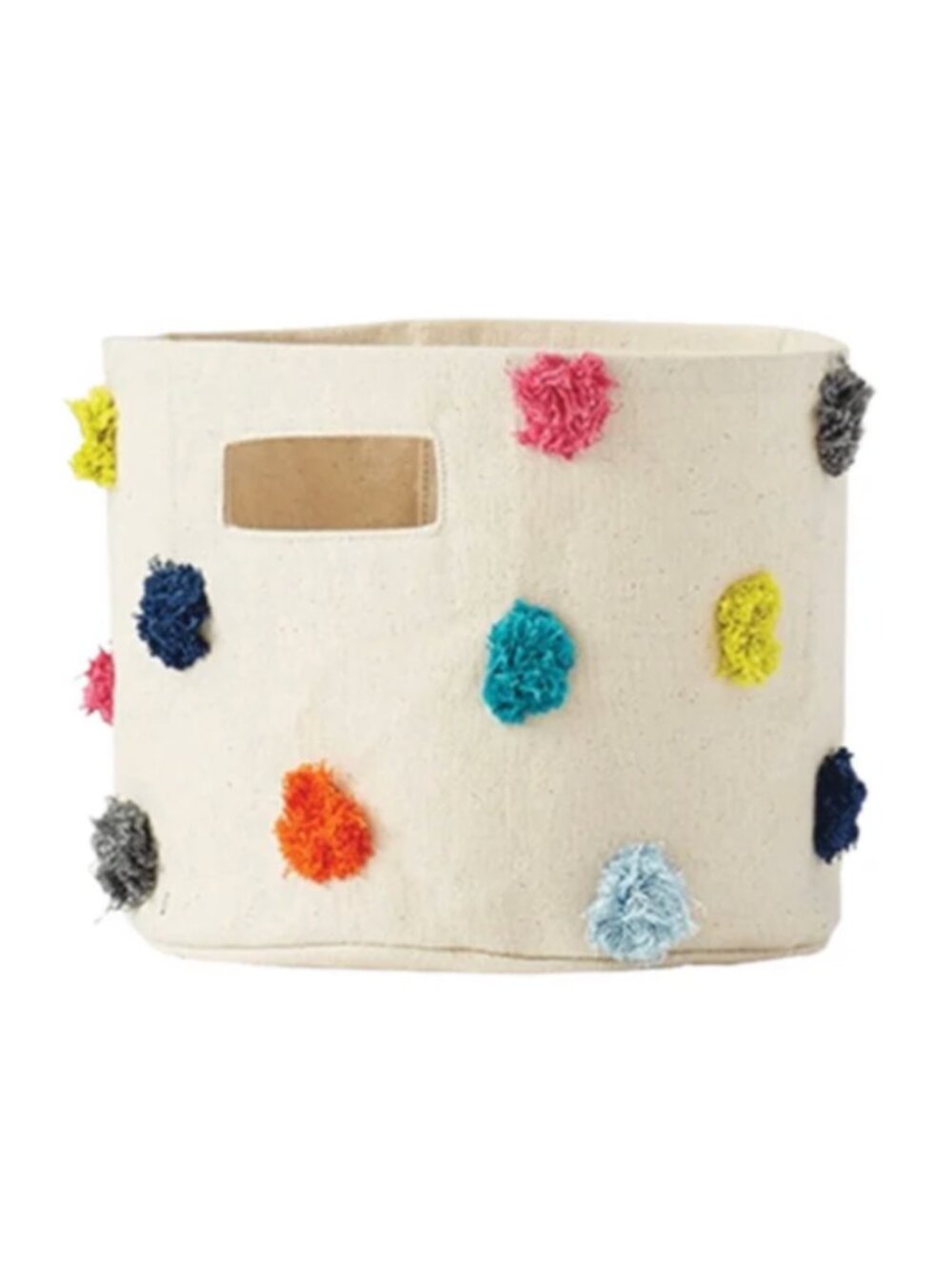 Pehr Mini Pom Pom Basket, multi-color
